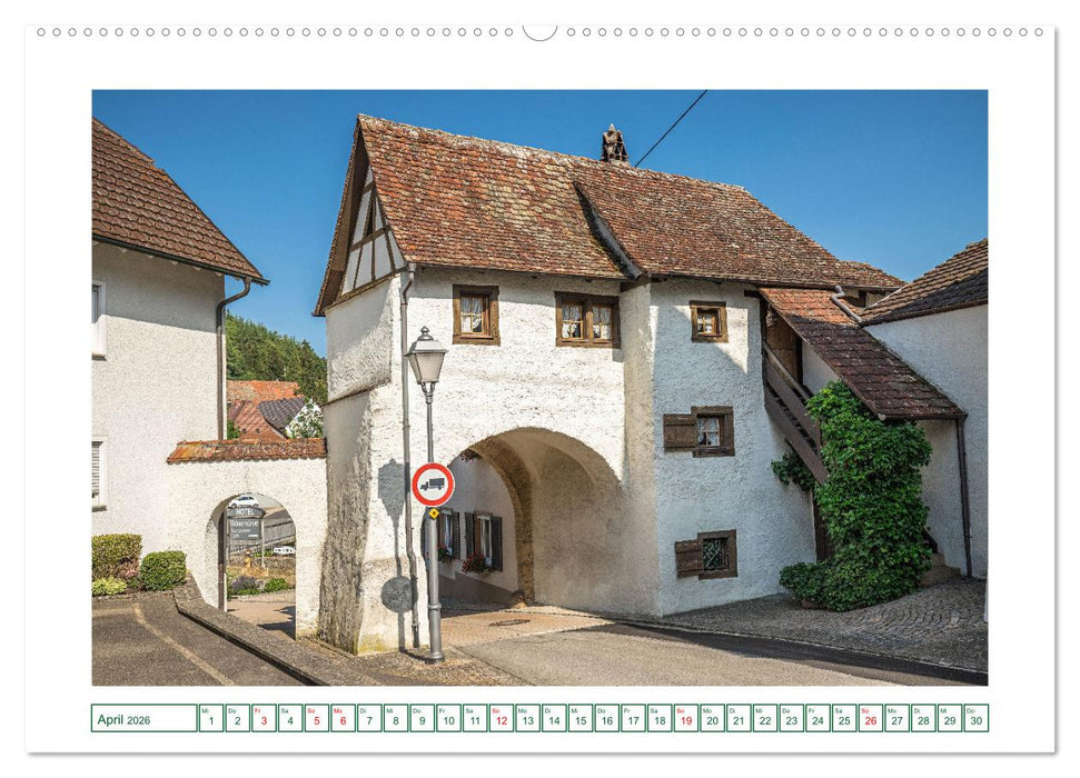 Tengen und Blumenfeld - Kleinstadtperlen des Hegaus (CALVENDO Premium Wandkalender 2026)