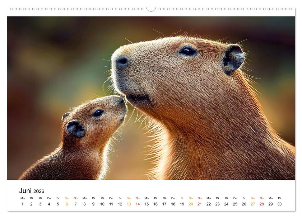 Tiermütter - die sanfte Seite der Wildnis (CALVENDO Premium Wandkalender 2026)