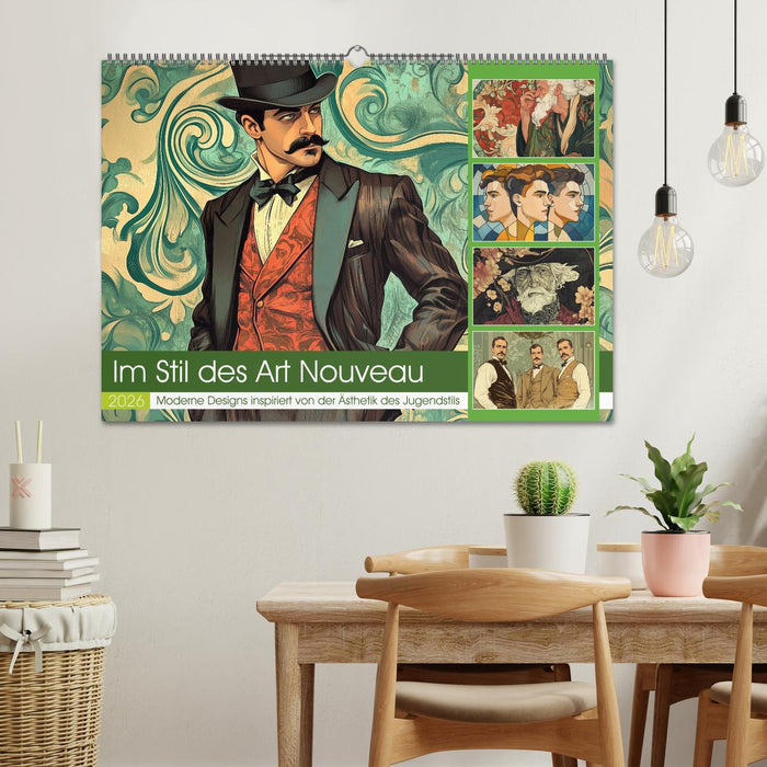 Im Stil des Art Nouveau (CALVENDO Wandkalender 2026)