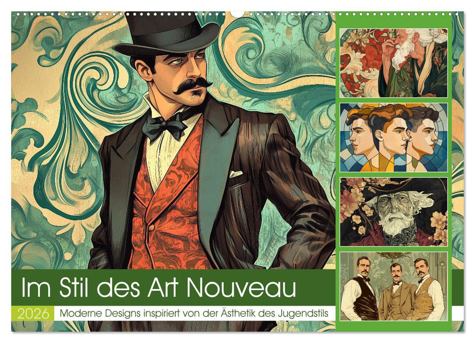 Im Stil des Art Nouveau (CALVENDO Wandkalender 2026)