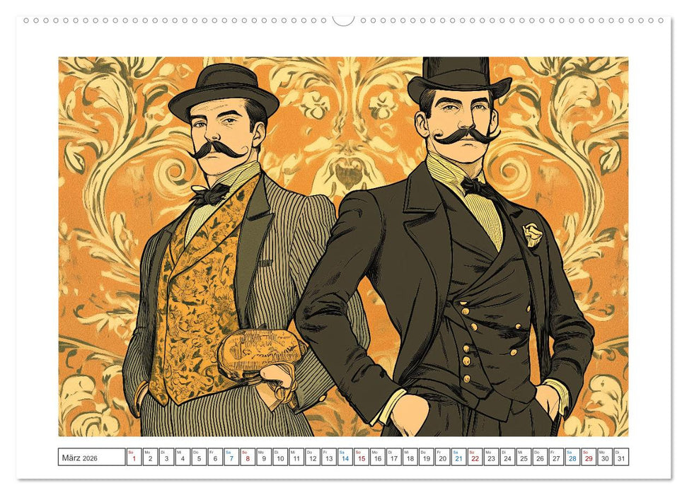 Im Stil des Art Nouveau (CALVENDO Wandkalender 2026)