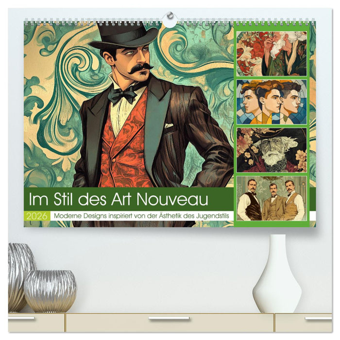 Im Stil des Art Nouveau (CALVENDO Premium Wandkalender 2026)