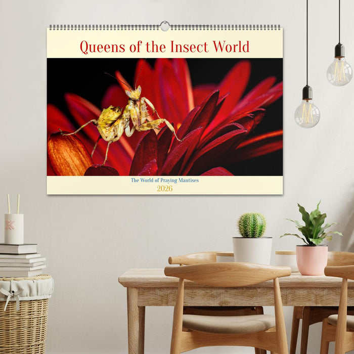 Queens of the Insect World (CALVENDO Monthly Calendar 2026)