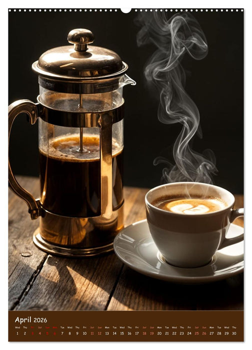 The Soul of Coffee - A Daily Ritual (CALVENDO Monthly Calendar 2026)