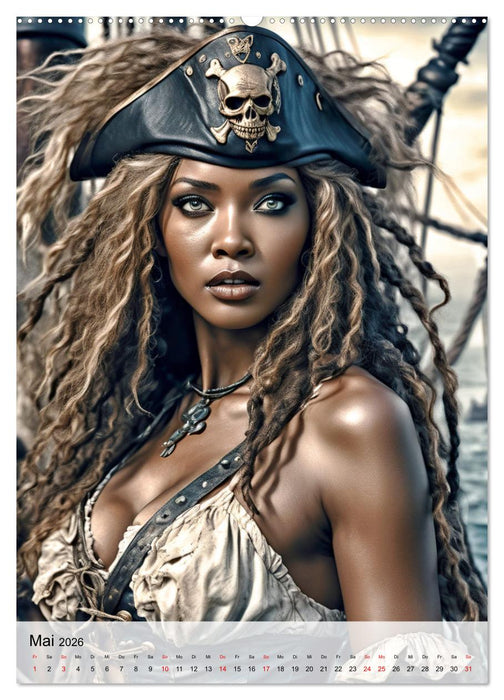 Porträts verwegener Seeräuberinnen (CALVENDO Premium Wandkalender 2026)