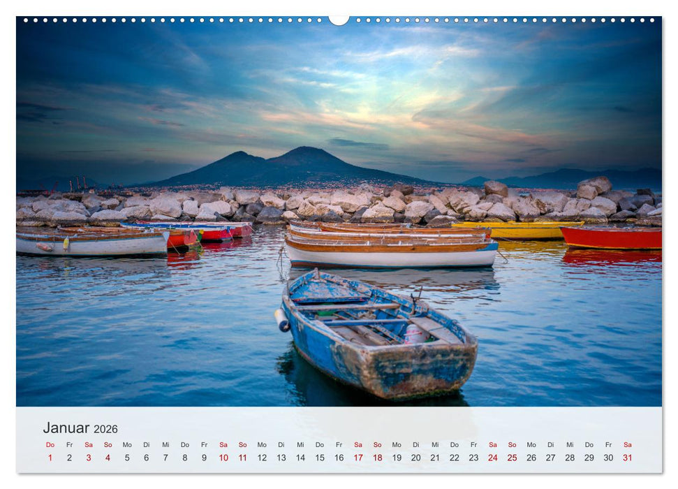 Wunderschönes Neapel - Bella Napoli (CALVENDO Wandkalender 2026)