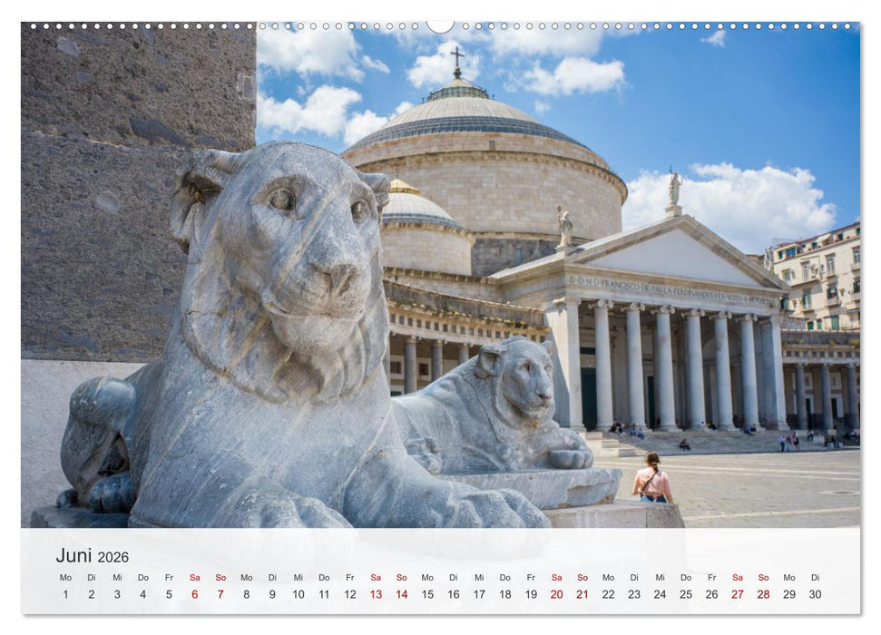 Wunderschönes Neapel - Bella Napoli (CALVENDO Wandkalender 2026)