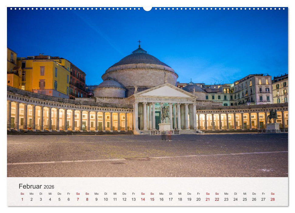 Wunderschönes Neapel - Bella Napoli (CALVENDO Premium Wandkalender 2026)