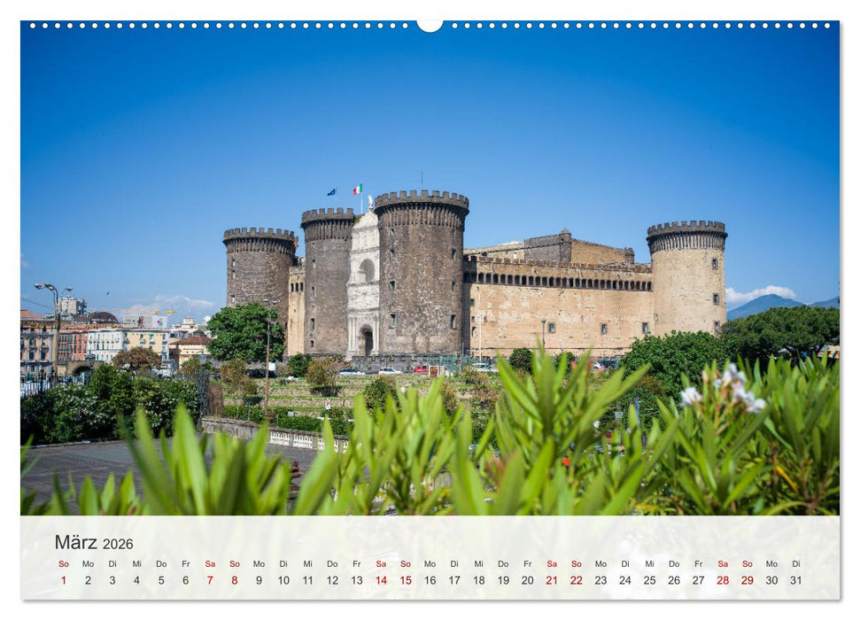 Wunderschönes Neapel - Bella Napoli (CALVENDO Premium Wandkalender 2026)