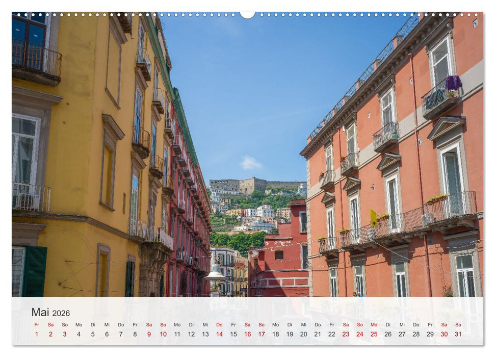 Wunderschönes Neapel - Bella Napoli (CALVENDO Premium Wandkalender 2026)