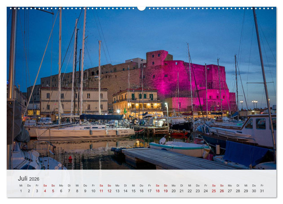 Wunderschönes Neapel - Bella Napoli (CALVENDO Premium Wandkalender 2026)