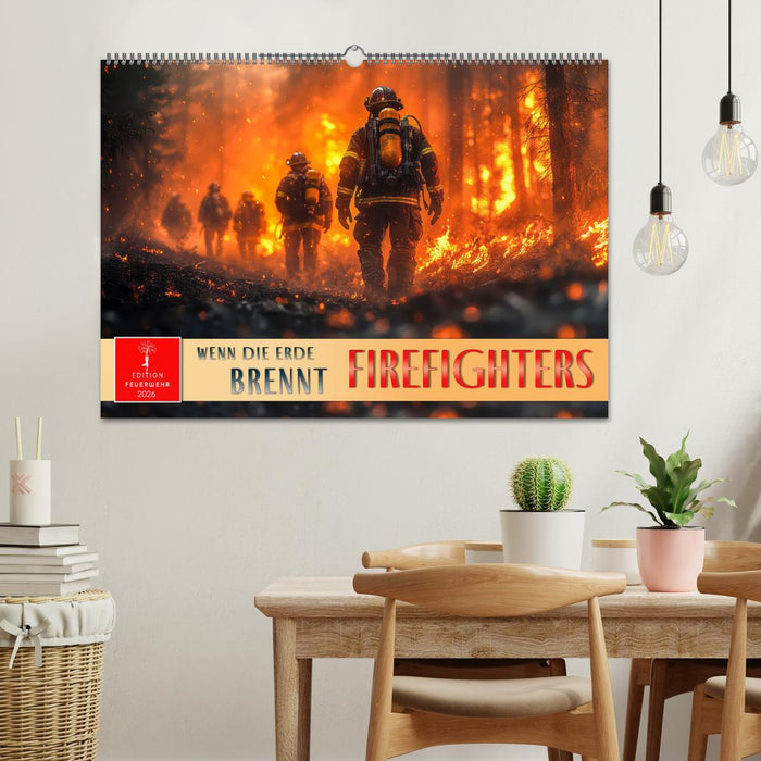 Firefighters - wenn die Erde brennt (CALVENDO Wandkalender 2026)