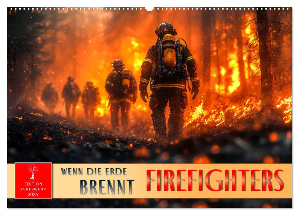 Firefighters - wenn die Erde brennt (CALVENDO Wandkalender 2026)