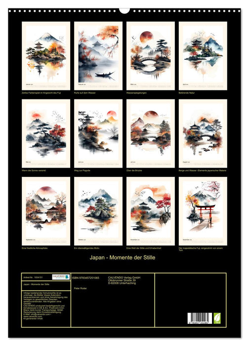 Japan - Momente der Stille (CALVENDO Wandkalender 2026)