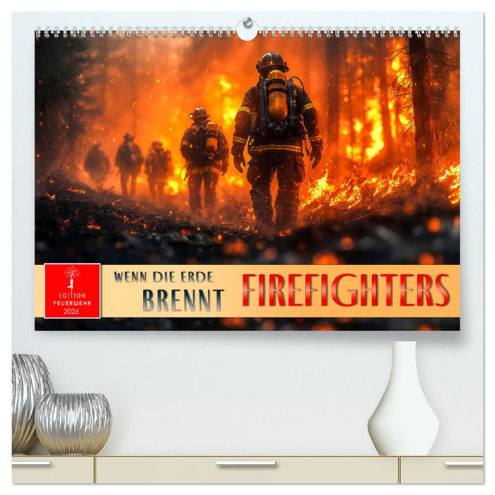 Firefighters - wenn die Erde brennt (CALVENDO Premium Wandkalender 2026)