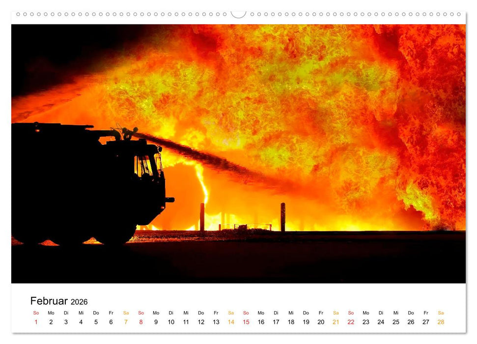 Firefighters - wenn die Erde brennt (CALVENDO Premium Wandkalender 2026)