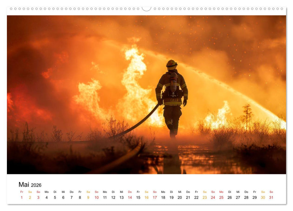 Firefighters - wenn die Erde brennt (CALVENDO Premium Wandkalender 2026)