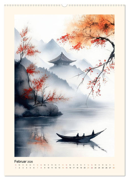 Japan - Momente der Stille (CALVENDO Premium Wandkalender 2026)