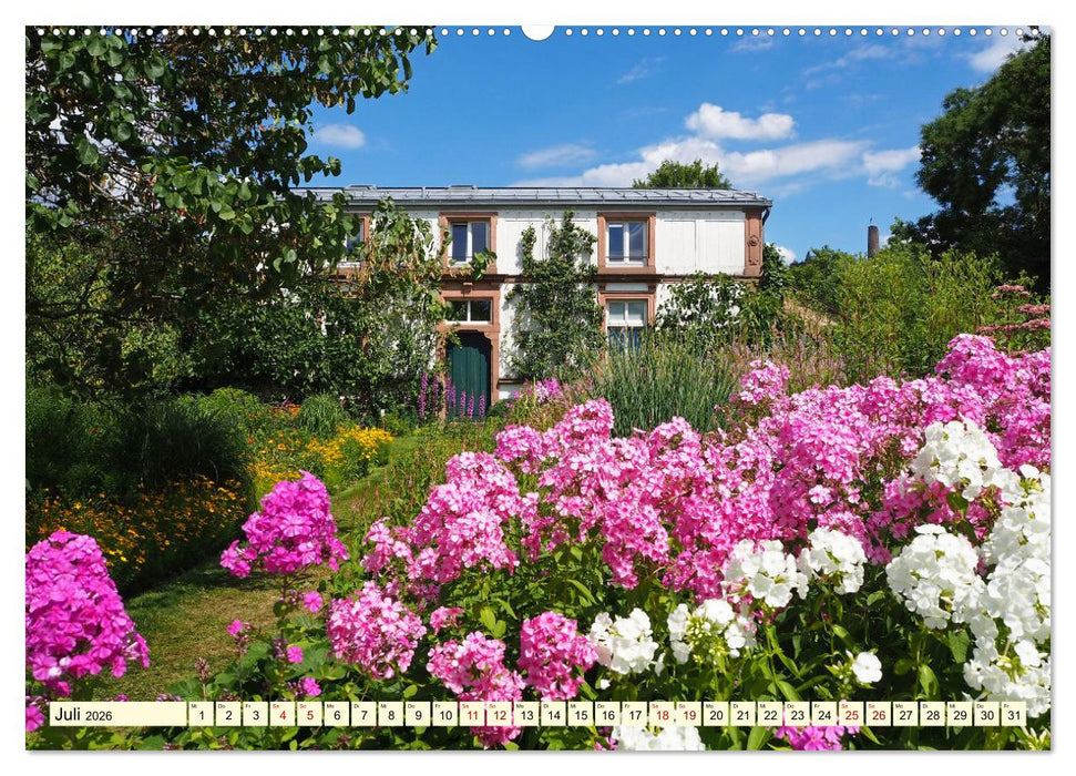 Der Hermannshof Das Parkjuwel in Weinheim an der Bergstraße (CALVENDO Premium Wandkalender 2026)