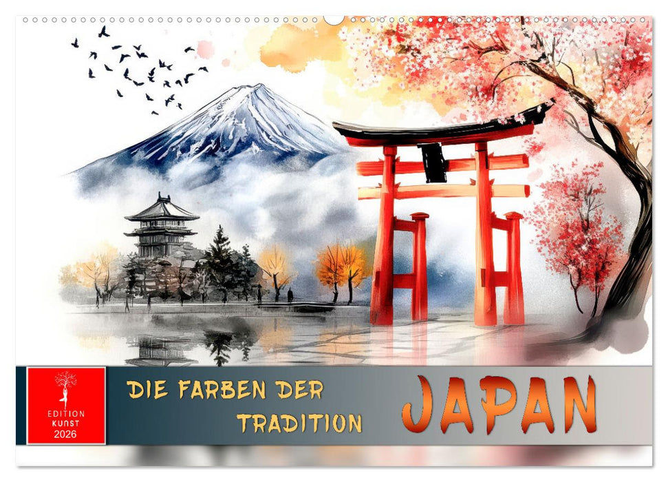 Japan - die Farben der Tradition (CALVENDO Wandkalender 2026)