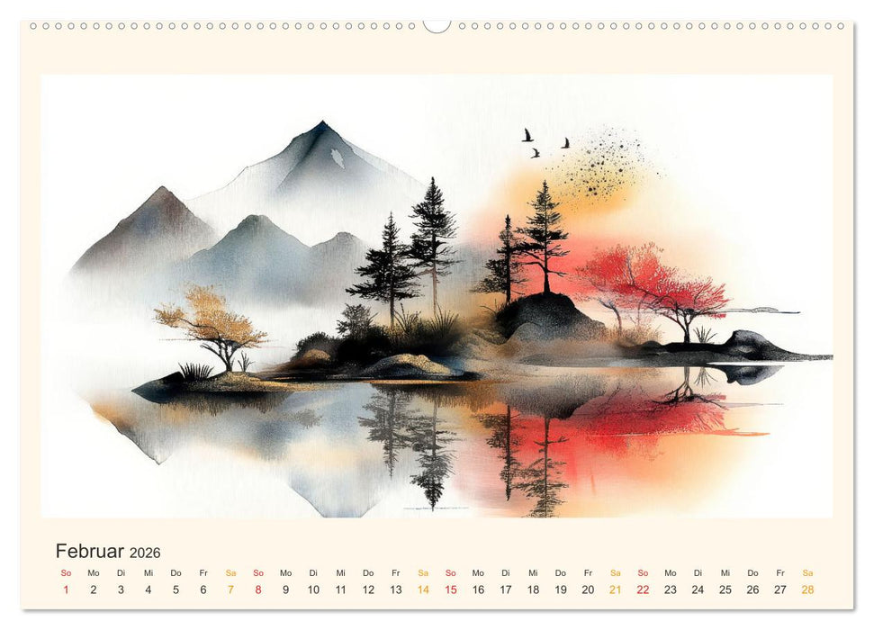 Japan - die Farben der Tradition (CALVENDO Wandkalender 2026)
