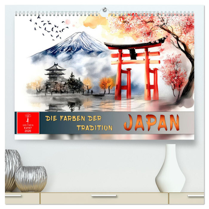 Japan - die Farben der Tradition (CALVENDO Premium Wandkalender 2026)
