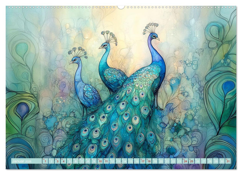 Die verzauberte Menagerie (CALVENDO Wandkalender 2026)