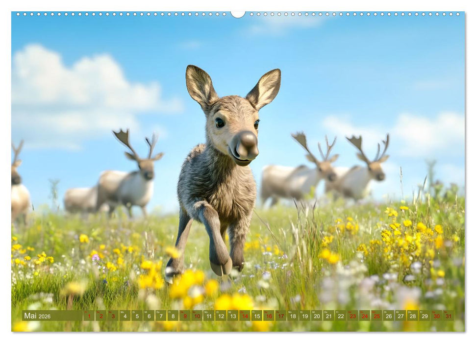 Emil und die Wunder der Natur (CALVENDO Premium Wandkalender 2026)