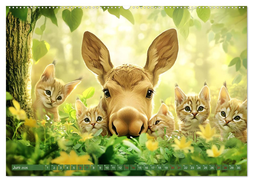 Emil und die Wunder der Natur (CALVENDO Premium Wandkalender 2026)