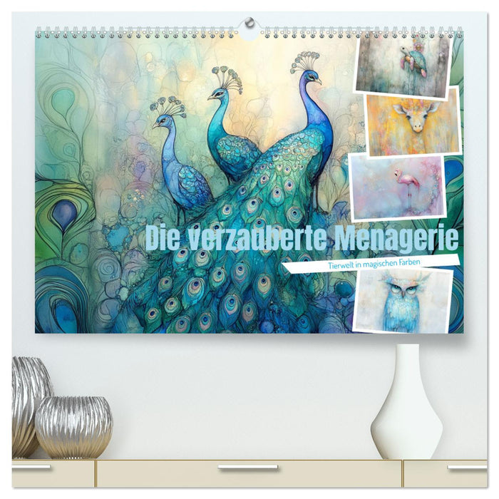 Die verzauberte Menagerie (CALVENDO Premium Wandkalender 2026)