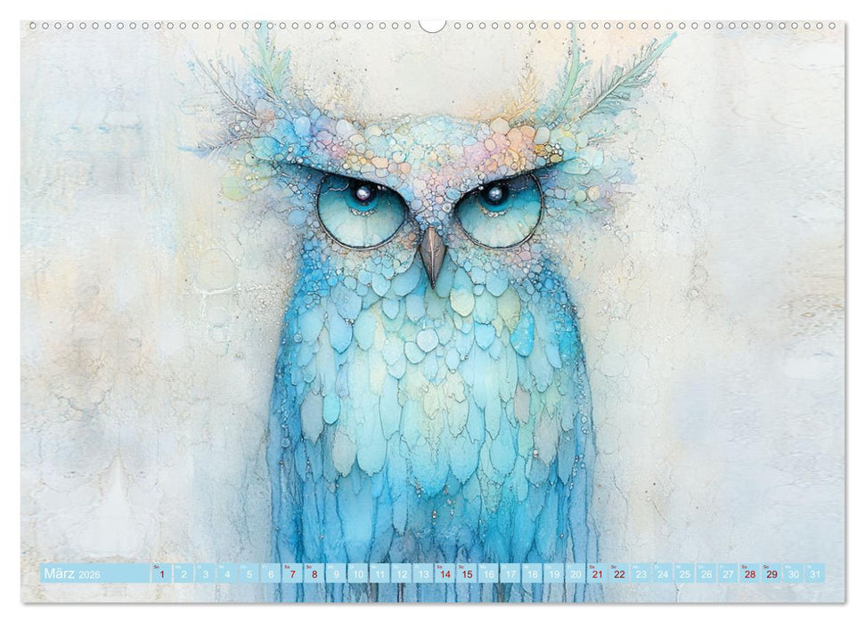 Die verzauberte Menagerie (CALVENDO Premium Wandkalender 2026)