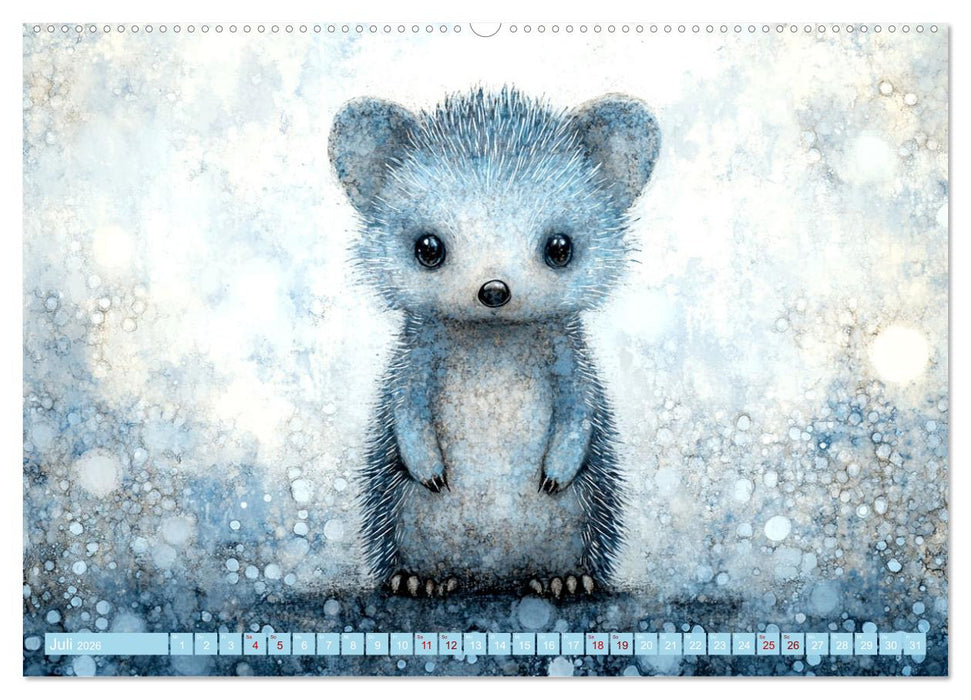 Die verzauberte Menagerie (CALVENDO Premium Wandkalender 2026)