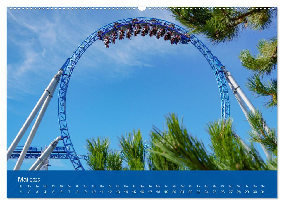 Abenteuer Achterbahn (CALVENDO Wandkalender 2026)