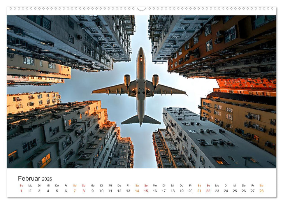 Flugzeuge - Stahlriesen am Himmel (CALVENDO Wandkalender 2026)