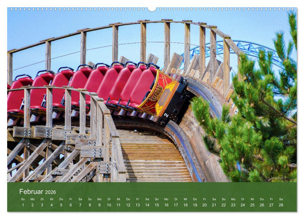 Abenteuer Achterbahn (CALVENDO Premium Wandkalender 2026)