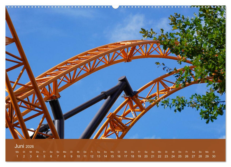 Abenteuer Achterbahn (CALVENDO Premium Wandkalender 2026)
