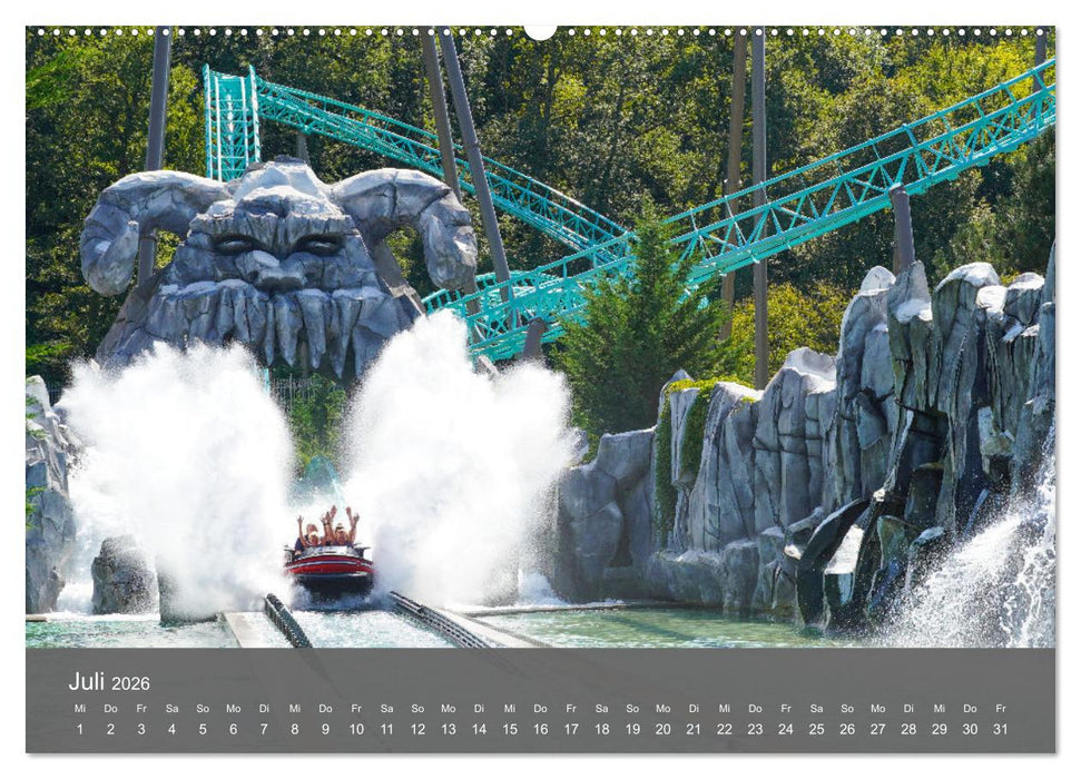 Abenteuer Achterbahn (CALVENDO Premium Wandkalender 2026)