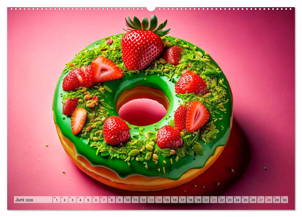 Donuts - Eine Reise durch die Jahreszeiten (CALVENDO Wandkalender 2026)