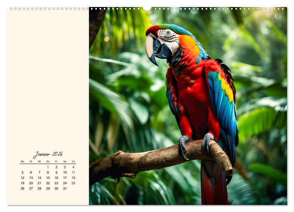 Südamerikas beeindruckende Tierwelt (CALVENDO Premium Wandkalender 2026)