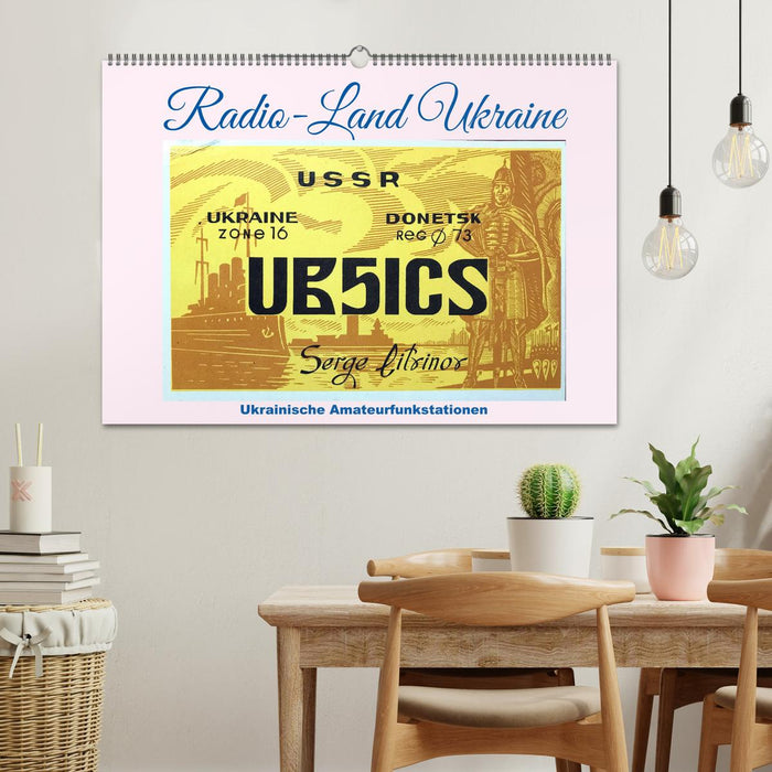 Radio-Land Ukraine - Ukrainische Amateurfunkstationen (CALVENDO Wandkalender 2026)