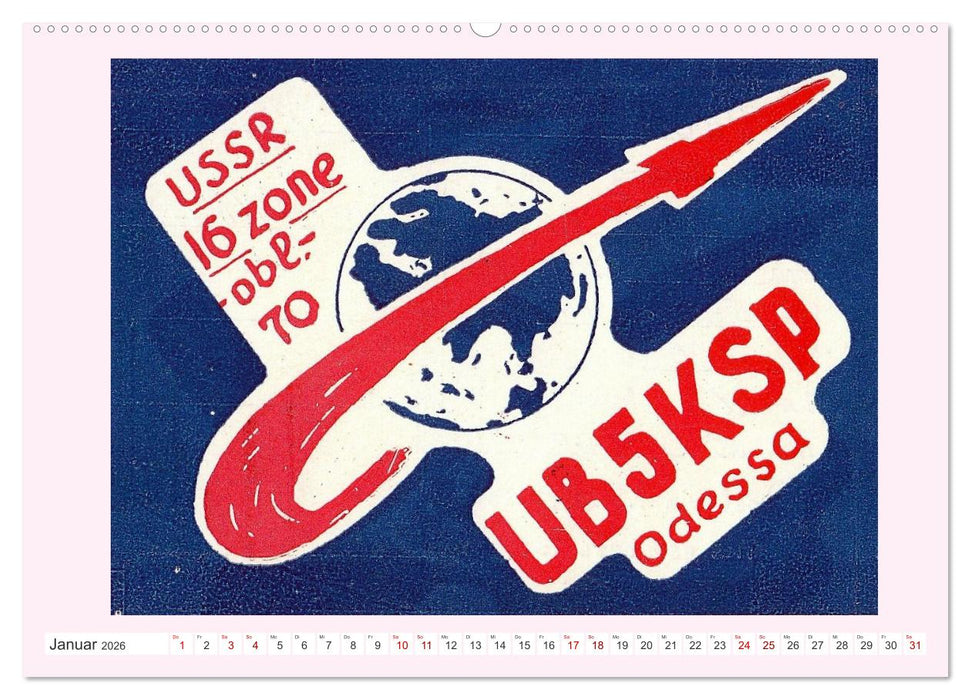 Radio-Land Ukraine - Ukrainische Amateurfunkstationen (CALVENDO Wandkalender 2026)