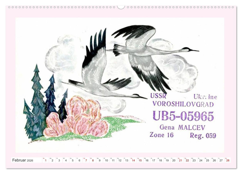 Radio-Land Ukraine - Ukrainische Amateurfunkstationen (CALVENDO Wandkalender 2026)