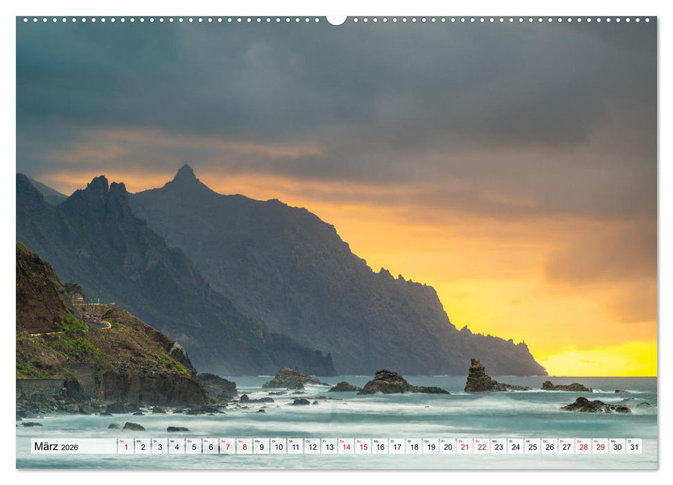 Die stille Magie der Insel Teneriffa (CALVENDO Wandkalender 2026)