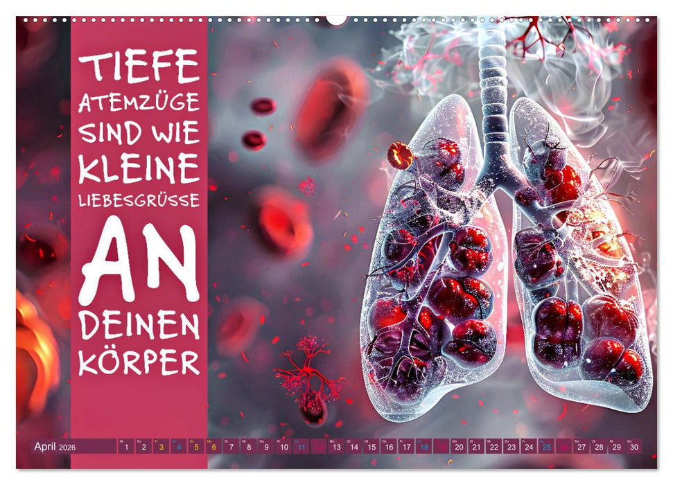 Im Flow des Atems - Energie des Lebens (CALVENDO Premium Wandkalender 2026)