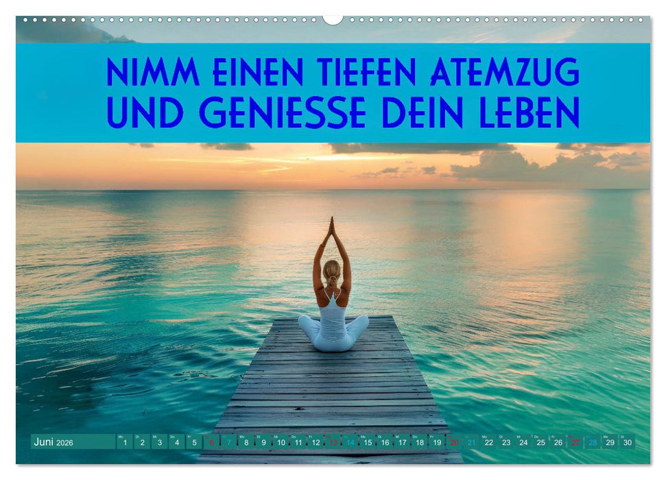 Im Flow des Atems - Energie des Lebens (CALVENDO Premium Wandkalender 2026)