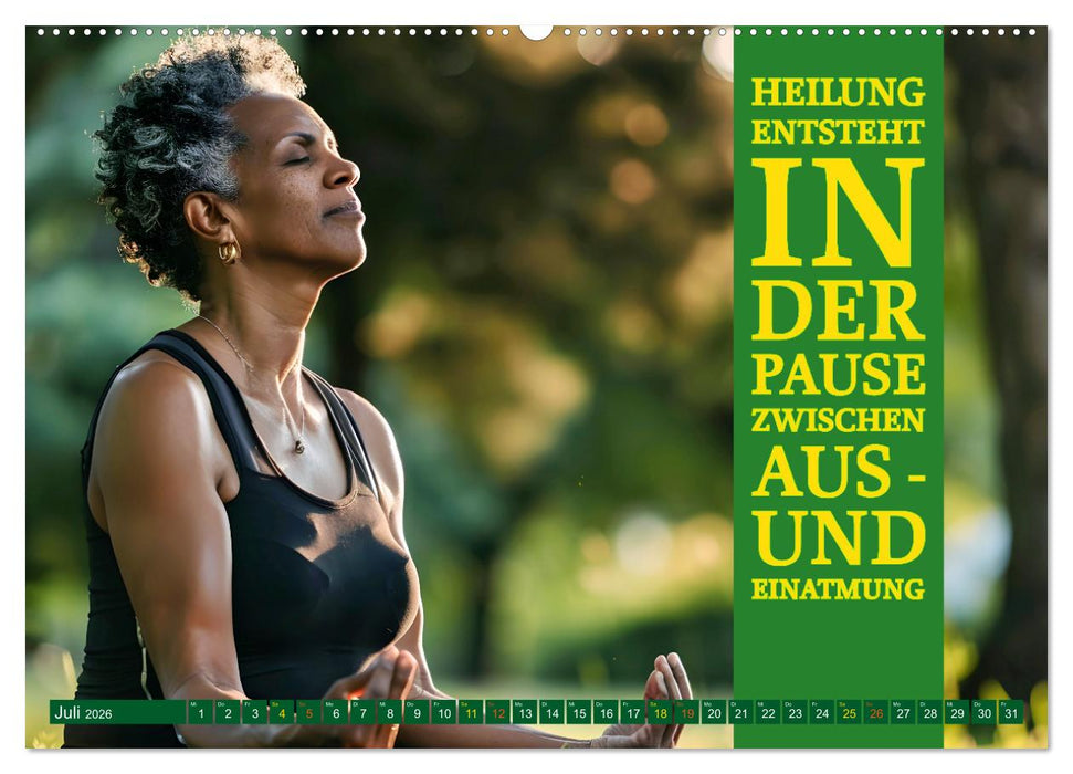 Im Flow des Atems - Energie des Lebens (CALVENDO Premium Wandkalender 2026)