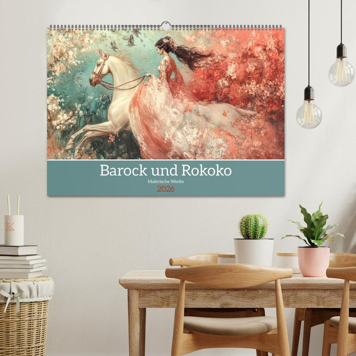 Barock und Rokoko - Malerische Werke (CALVENDO Wandkalender 2026)