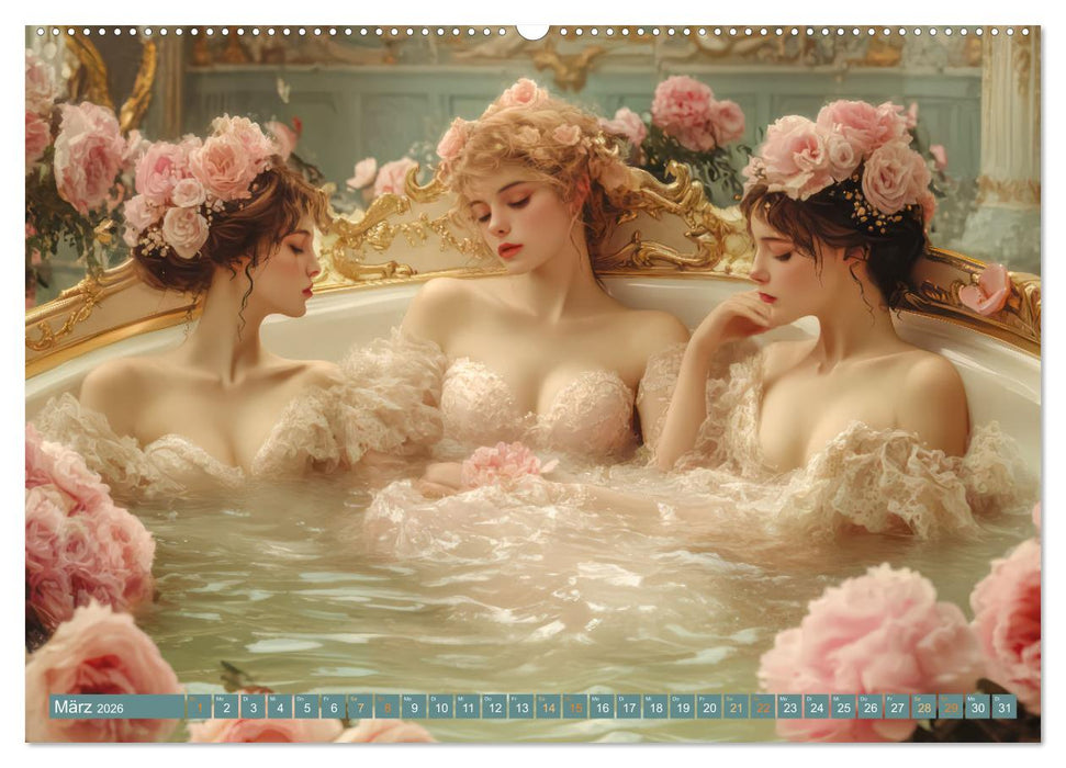 Barock und Rokoko - Malerische Werke (CALVENDO Wandkalender 2026)