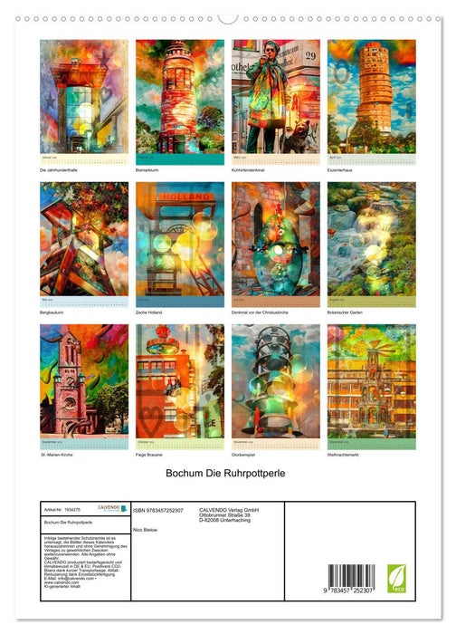 Bochum Die Ruhrpottperle (CALVENDO Premium Wandkalender 2026)