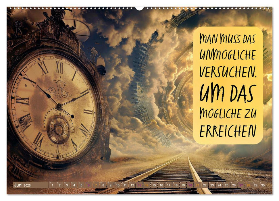 Im Flow der Zeit - im Hier und Jetzt (CALVENDO Wandkalender 2026)